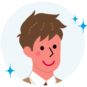 解決に喜ぶアイコン